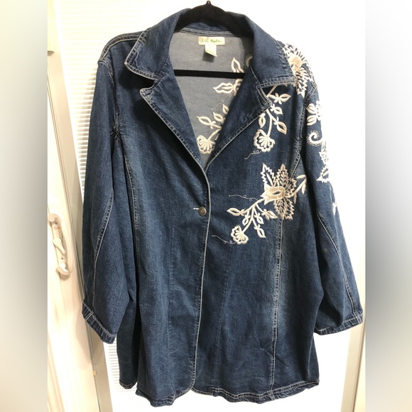 Ulla Popken Jackets & Blazers - ULLA POPKEN DENIM JACKET SIZE 24-26W